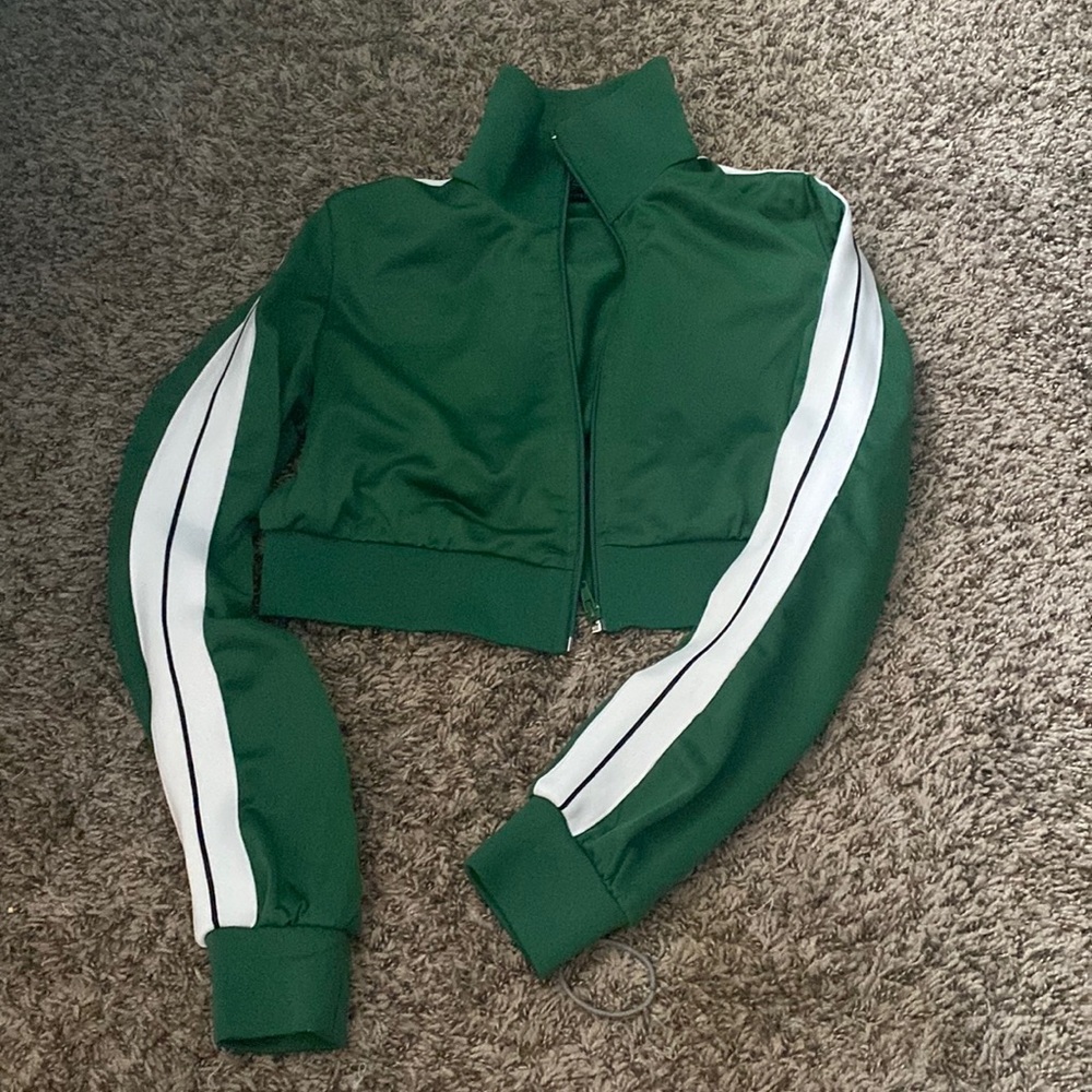 Cropped tracksuit Jacket